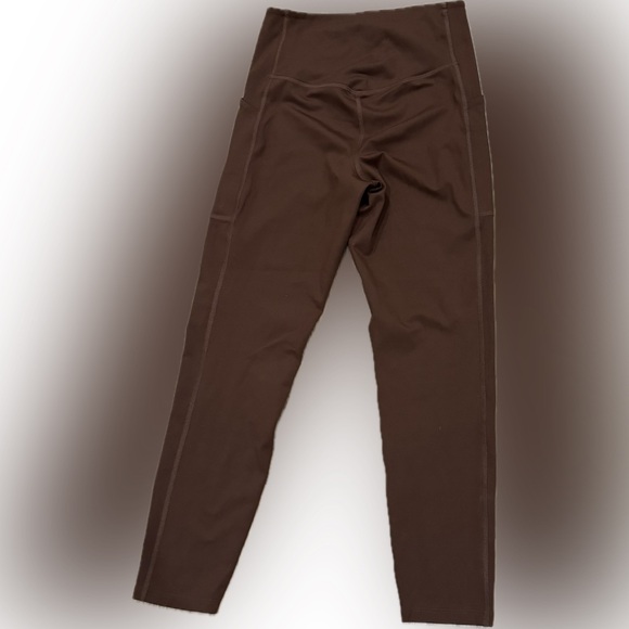 Girlfriend Collective Women's Brown Earth Compressive Cropped Leggings Size S - Picture 2 of 3